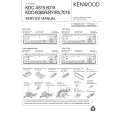 KENWOOD KDCX615 Service Manual cover photo