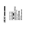 AKAI AX810/K Service Manual cover photo