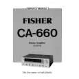 FISHER CA660 Service Manual cover photo