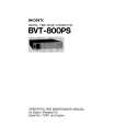 SONY BVT800PS Service Manual cover photo