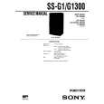 SONY SS-G1 Service Manual cover photo