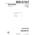 SONY MDRA110LP Service Manual cover photo