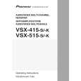 PIONEER VSX515K Owner's Manual cover photo