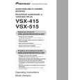 PIONEER VSX-515 Owner's Manual cover photo