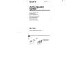 SONY SRST50G Owner's Manual cover photo