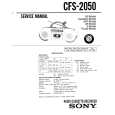 SONY CFS-2050 Service Manual cover photo