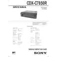 SONY CDXC7850R Service Manual cover photo