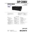 SONY DVPCX985V Service Manual cover photo