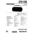 SONY CFDV30 Service Manual cover photo