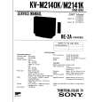 SONY KVM2140 Service Manual cover photo