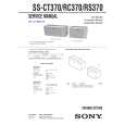 SONY SSRC370 Service Manual cover photo