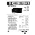 SONY TAF500ES Service Manual cover photo