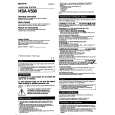 SONY HSA-V500 Owner's Manual cover photo