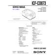 SONY ICFCD873 Service Manual cover photo