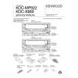 KENWOOD KDCMP922 Service Manual cover photo