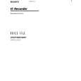 SONY ICD-R100 Owner's Manual cover photo