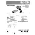 SONY HVL80D Service Manual cover photo