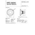 KENWOOD KFCW210 Service Manual cover photo