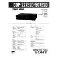 SONY CDP227ESD Service Manual cover photo