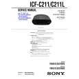 SONY ICFC211 Service Manual cover photo