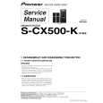 PIONEER S-CX500-K/XTM/E Service Manual cover photo