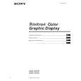 SONY GDM-400PS Owner's Manual cover photo