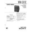 SONY WMEX12 Service Manual cover photo