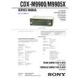 SONY CDXM9900 Service Manual cover photo