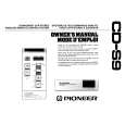 PIONEER CD-S9 Owner's Manual cover photo