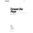SONY CDP-190 Owner's Manual cover photo