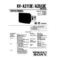SONY KVA2513E Service Manual cover photo
