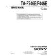 SONY TA-F246E Service Manual cover photo
