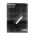 TECHNICS SXK300 Owner's Manual cover photo