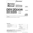 PIONEER DEHP2020R Service Manual cover photo