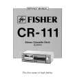 FISHER CR111 Service Manual cover photo