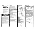 SONY WM-FX56 Owner's Manual cover photo