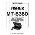 FISHER MT6360 Service Manual cover photo
