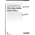 CASIO FR-5100L Owner's Manual cover photo