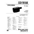 SONY CCDTR150E Service Manual cover photo