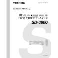 TOSHIBA SD3800 Service Manual cover photo