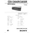 SONY CDXC4840R Service Manual cover photo