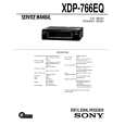 SONY XDP766EQ Service Manual cover photo