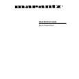MARANTZ SD-63 Owner's Manual cover photo