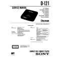 SONY D-121 Service Manual cover photo