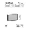 SONY KV32WX10D/B Service Manual cover photo