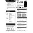 SONY HCP-C10 Owner's Manual cover photo