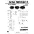 SONY XSV6921 Service Manual cover photo