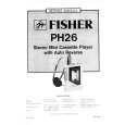 FISHER PH26 Service Manual cover photo