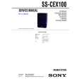 SONY SSCEX100 Service Manual cover photo