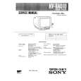 SONY KV-8AD10 Owner's Manual cover photo